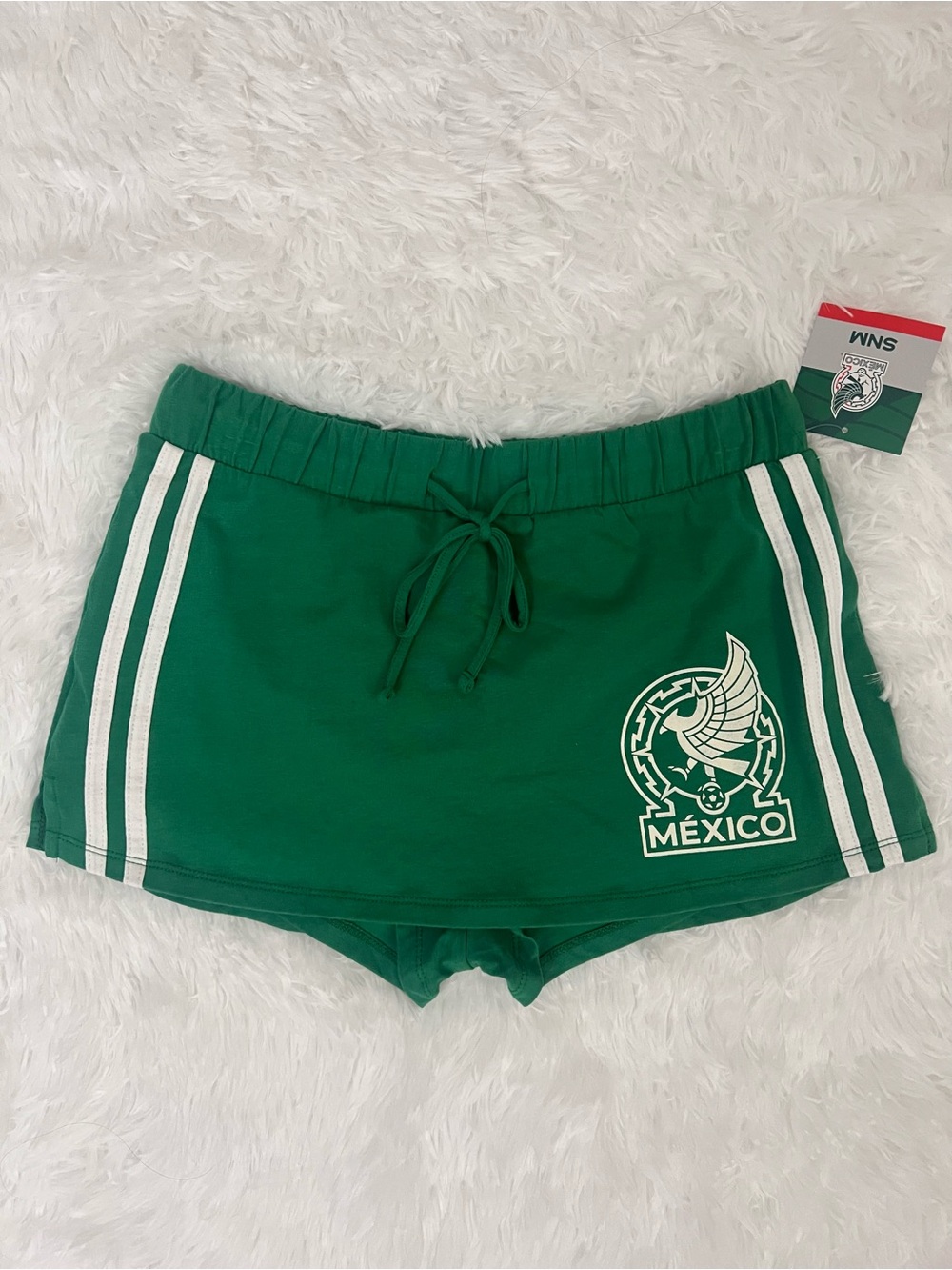 Green Mexico Futbol Worldcup Mini Skirt Skort